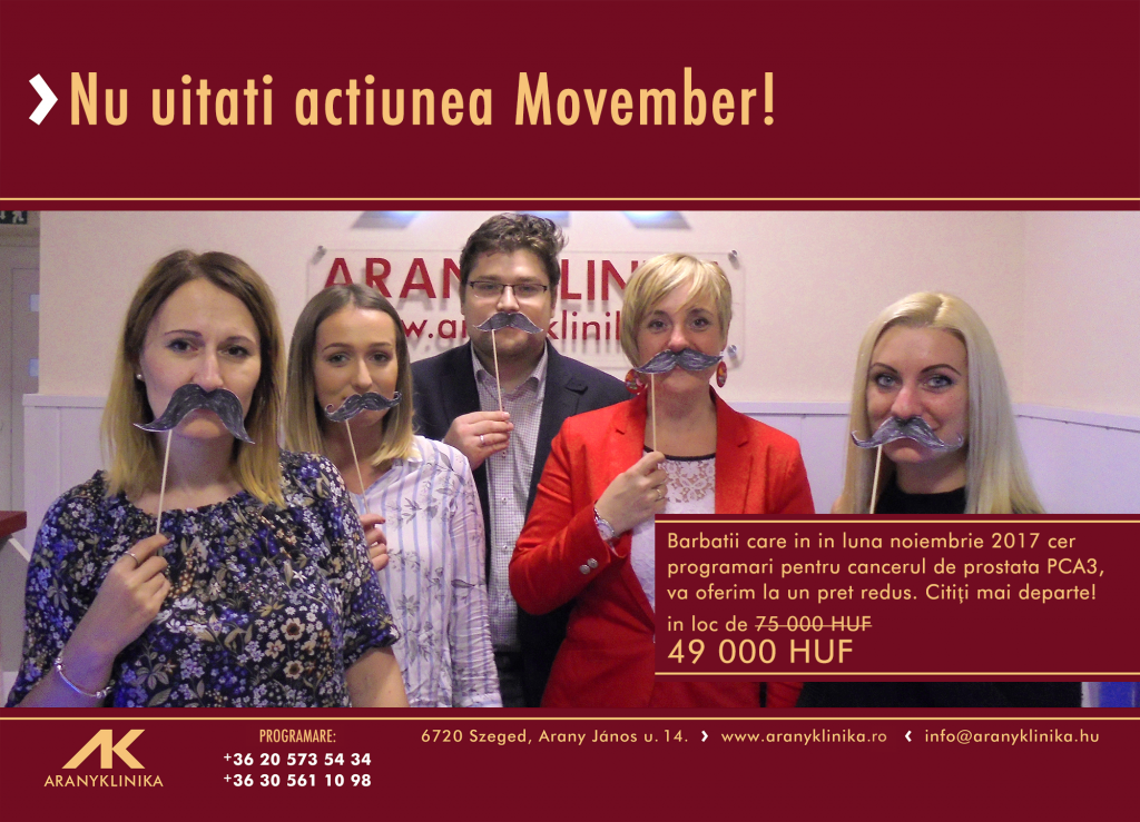 Nu uitati actiunea Movember!